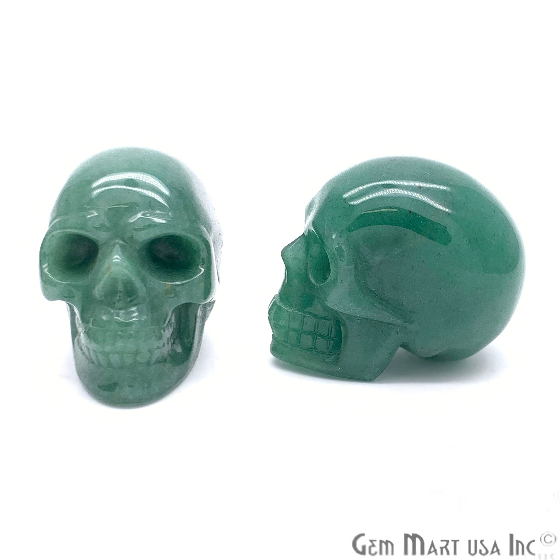 Gemstone Skull 2 Inch, Handcrafted skull,Home Decor (Pick Your Gemstone) - GemMartUSA