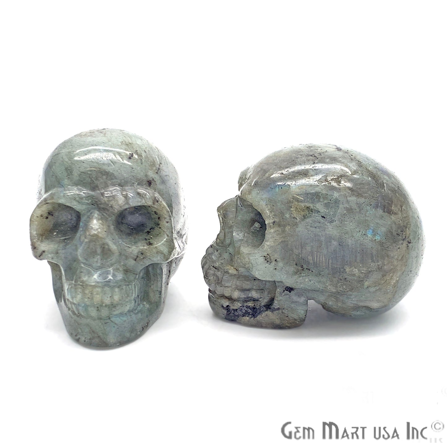 Gemstone Skull 2 Inch, Handcrafted skull,Home Decor (Pick Your Gemstone) - GemMartUSA