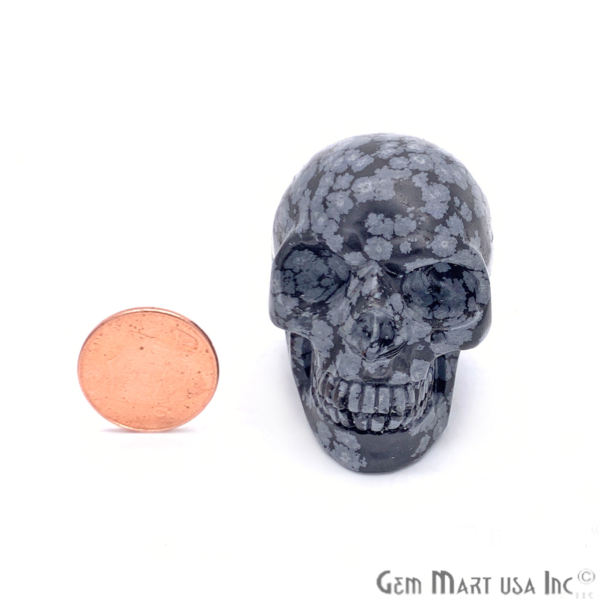 Gemstone Skull 2 Inch, Handcrafted skull,Home Decor (Pick Your Gemstone) - GemMartUSA