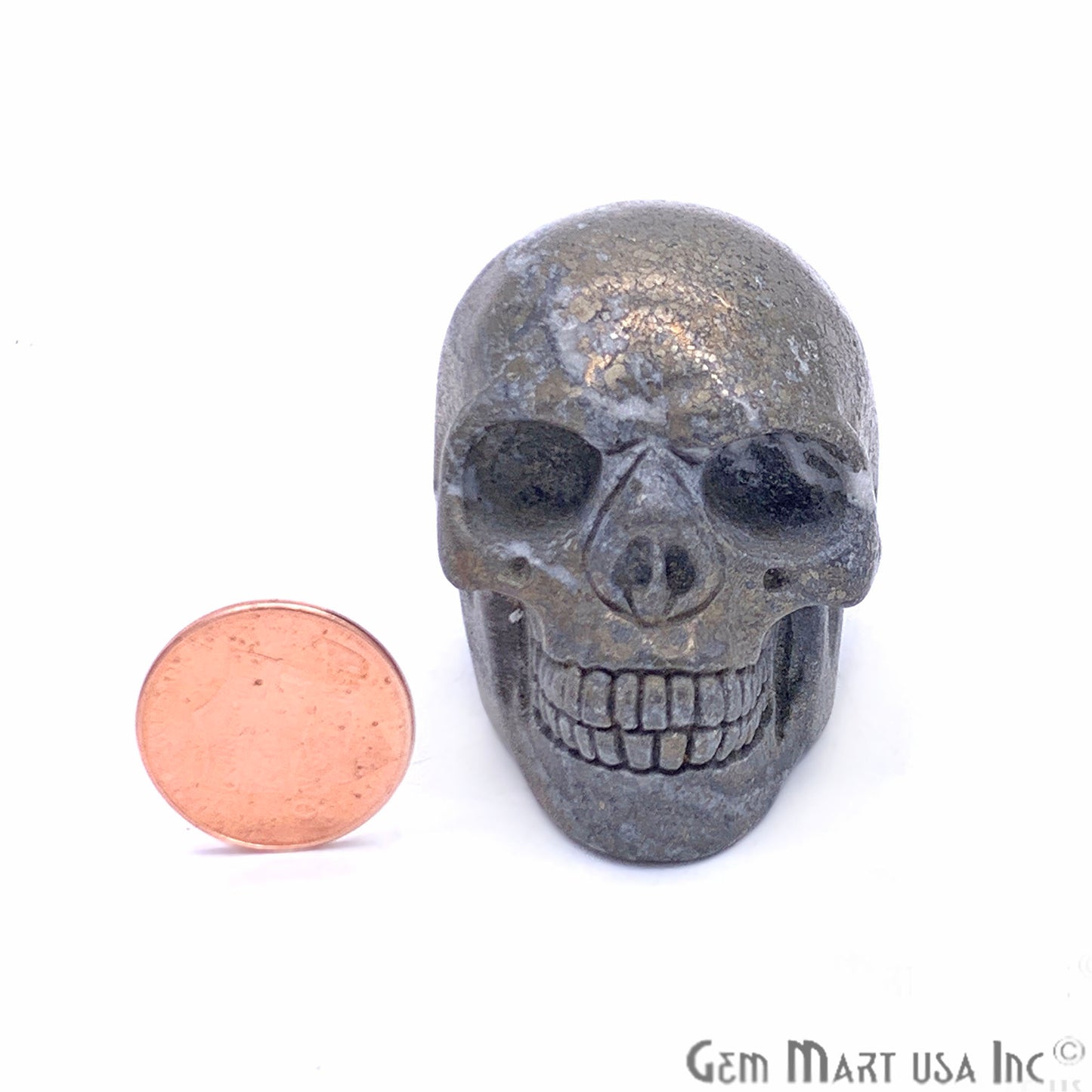 Gemstone Skull 2 Inch, Handcrafted skull,Home Decor (Pick Your Gemstone) - GemMartUSA