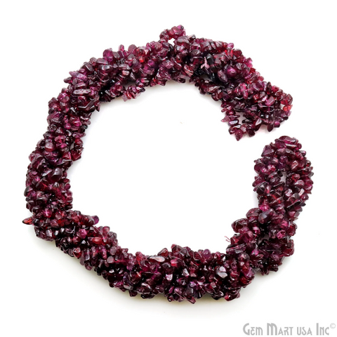 Rhodolite Gemstone Chip Beads Full Strand