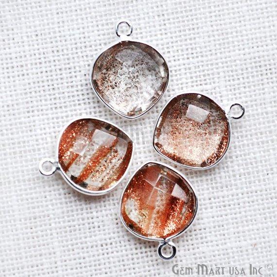 gemstone connector beads, gemstone connector pendant