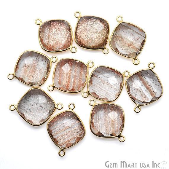 gemstone connector beads, gemstone connector pendant