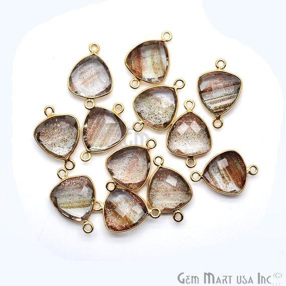 gemstone connector beads, gemstone connector pendant