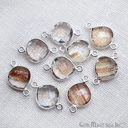 gemstone connector beads, gemstone connector pendant