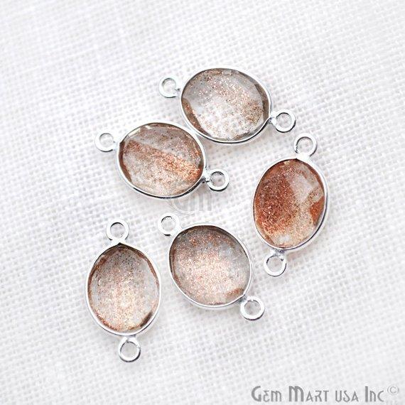 gemstone connector beads, gemstone connector pendant