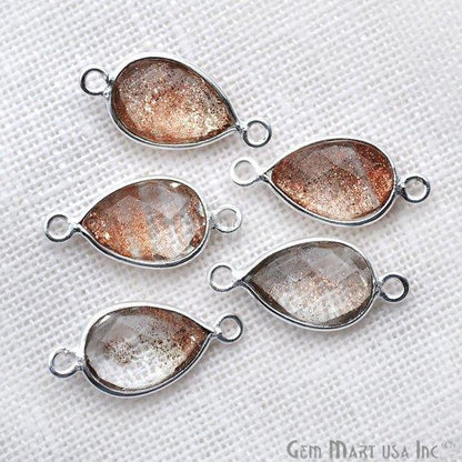 gemstone connector beads, gemstone connector pendant