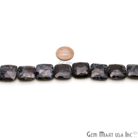 Charoite Square 18mm Crafting Beads Gemstone Strands 8 Inch - GemMartUSA