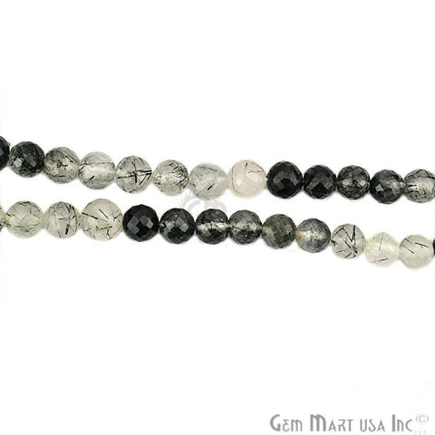Rutilated Round Shape 7mm Beads 16" Full Strand Beads - GemMartUSA
