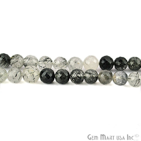 Rutilated Round Shape 7mm Beads 16" Full Strand Beads - GemMartUSA