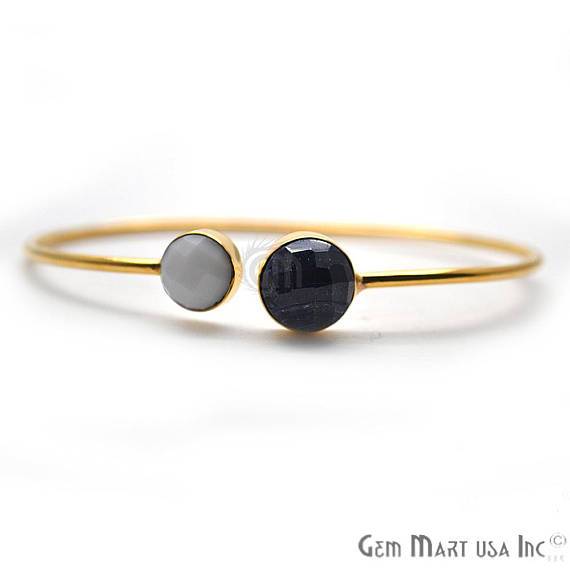 White Agate & Sapphire...