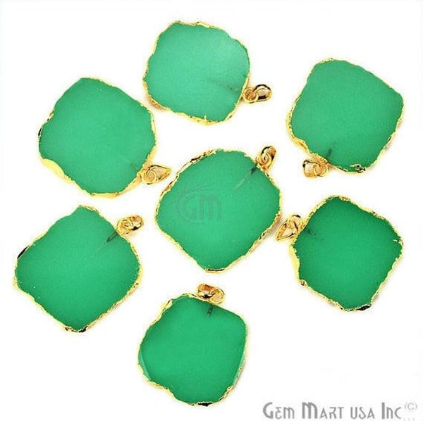 Aqua Chalcedony Petite Flat...