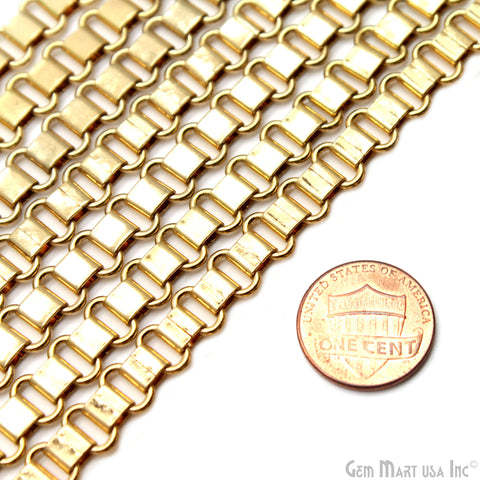 Egyptian 8x4mm Oval Gold Finding Link Chain