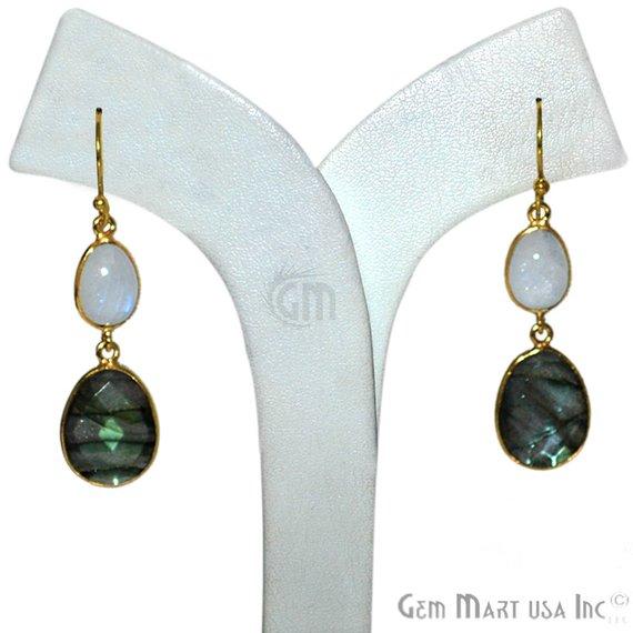Oval Shape 37x13mm Gold...