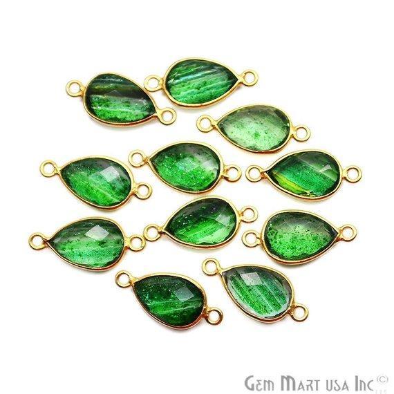 gemstone connector beads, gemstone connector pendant