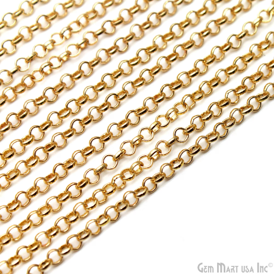 Gold Bubble Link Chain,...