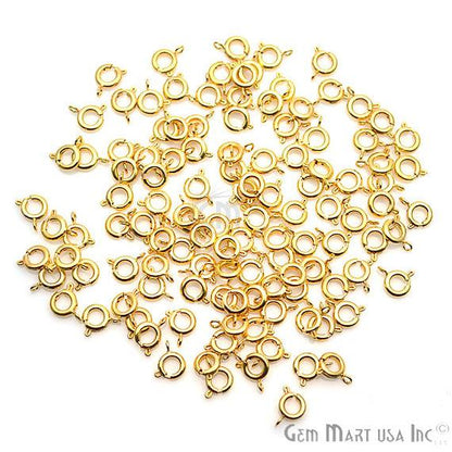 5 Pc Lot Gold Pendant Clasp, Gold Plated Pendant Clasp, Pendant Hook, Necklace Pendant Hooks, Pendant Lock (GP-90007) - GemMartUSA