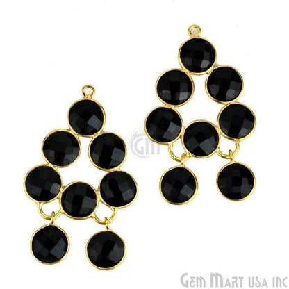 DIY 42x25mm Gold Plated Gemstone Bezel Component (763038498863)