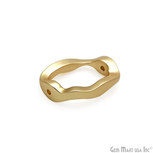 Gold Frame Charms, Connector Charms, Closed Ring, Circle Pendant, Circle Connector, Ring Connectors