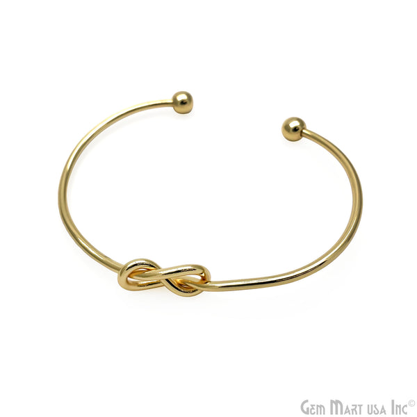 Infinity Gold Cuff Bracelet,...