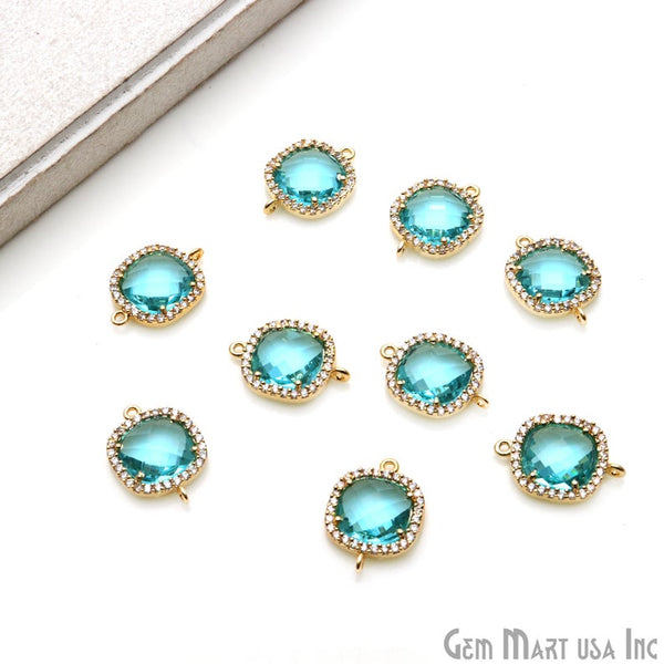 Cushion 10mm Gold Prong...