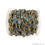 Labradorite 10x12mm Pears Gold Bezel Cabochon Continuous Connector Chain