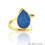 Druzy Gemstone Gold Plated Adjustable Fashion Jewelry Ring (12002) - GemMartUSA
