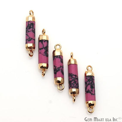 gemstone connector beads, gemstone connector pendant