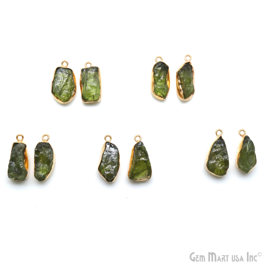 DIY Peridot Organic 24x10mm...