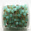 Aqua Chalcedony & Labradorite Gemstone Gold Plated Link Rosary Chain - GemMartUSA
