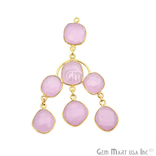 Gemstone 55x31mm Gold Plated...