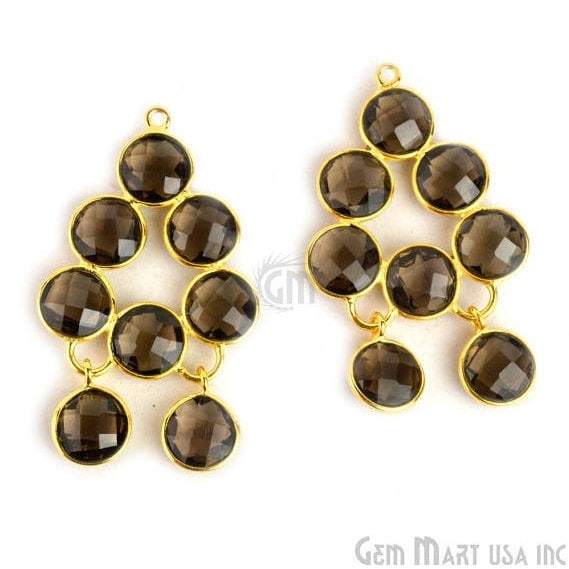 DIY 42x25mm Gold Plated Gemstone Bezel Component (763038498863)