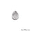 Silver Druzy, Druzy Cabochon, 16x12mm Pears Shaped Druzy, Cabochon, Druzy Stone (GPSZ-80020) - GemMartUSA