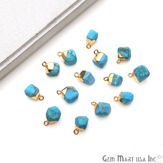 Rough Turquoise Gemstone 15x10mm...