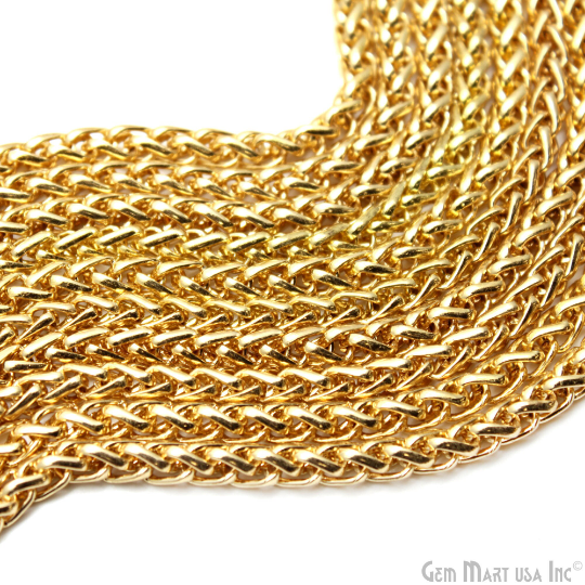 Gold Motor Link Chain, 5.75x8mm Gold Motor Finding, Necklace Chain, Gold Motor Chain, Finding Link Chain