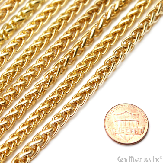 Gold Motor Link Chain, 5.75x8mm Gold Motor Finding, Necklace Chain, Gold Motor Chain, Finding Link Chain