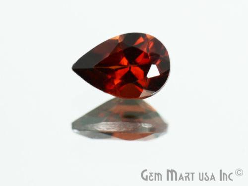 5 Pcs Of Natural Red Garnet Pears 6x4mm AA+ Quality, Amazing Luster, Red Garnet (GT-80018) - GemMartUSA
