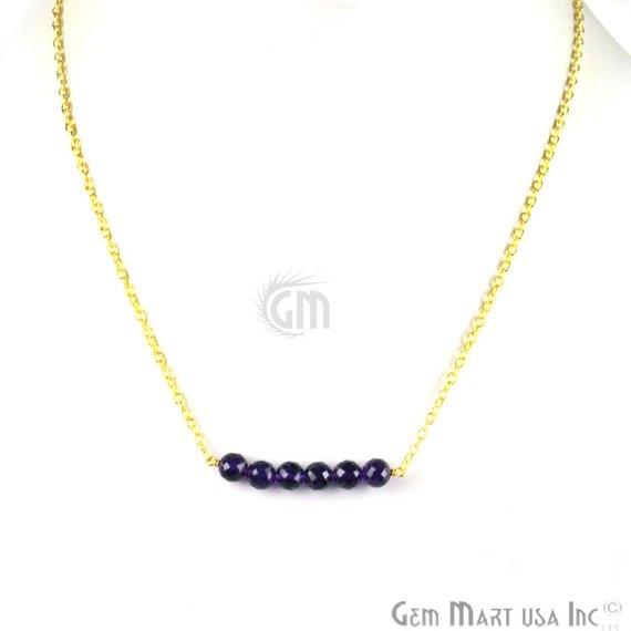 Faceted Gemstone Bead Charm...