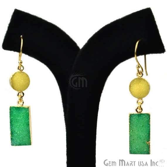 Double Druzy Stone 52x10mm...