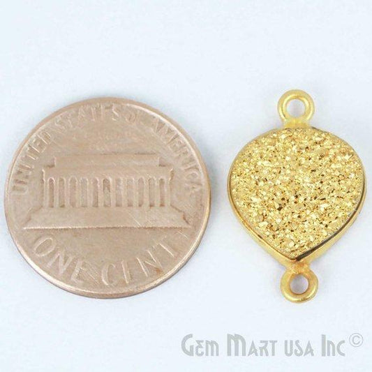 druzy connector beads, druzy connector