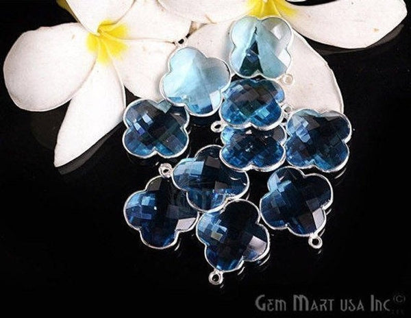 Blue Topaz Clover 16x19mm...