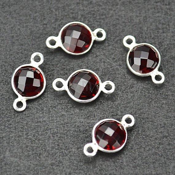 gemstone connector beads, gemstone connector pendant