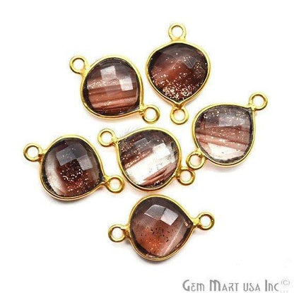 gemstone connector beads, gemstone connector pendant