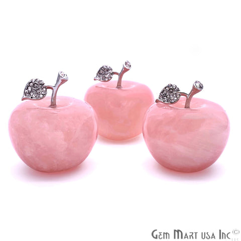 Handcrafted Apple in polished stone, Big size (Pick Stone) - GemMartUSA