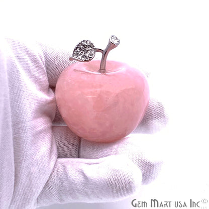 Handcrafted Apple in polished stone, Big size (Pick Stone) - GemMartUSA