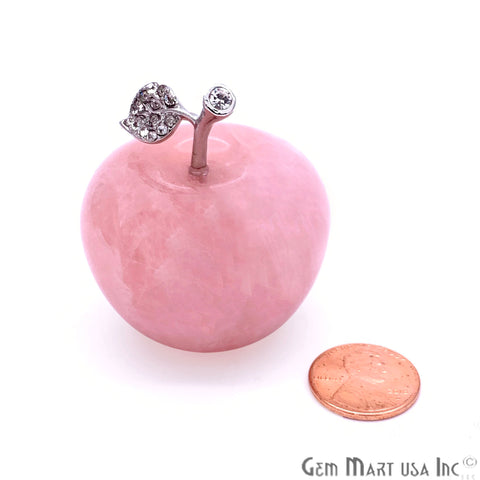 Handcrafted Apple in polished stone, Big size (Pick Stone) - GemMartUSA
