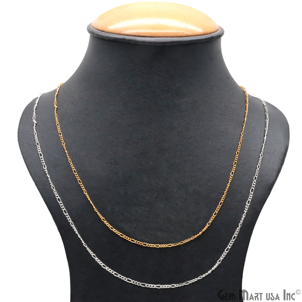 Figaro Chain Necklace 18...