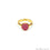 Pink Druzy Round Gold Plated Adjustable Ring Size-7