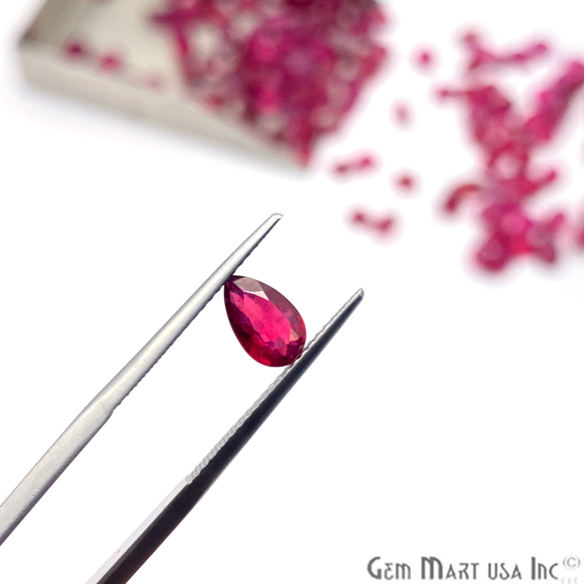10 Carat Ruby Gemstone Mix Shaped Lot Precious Loose Gems - GemMartUSA