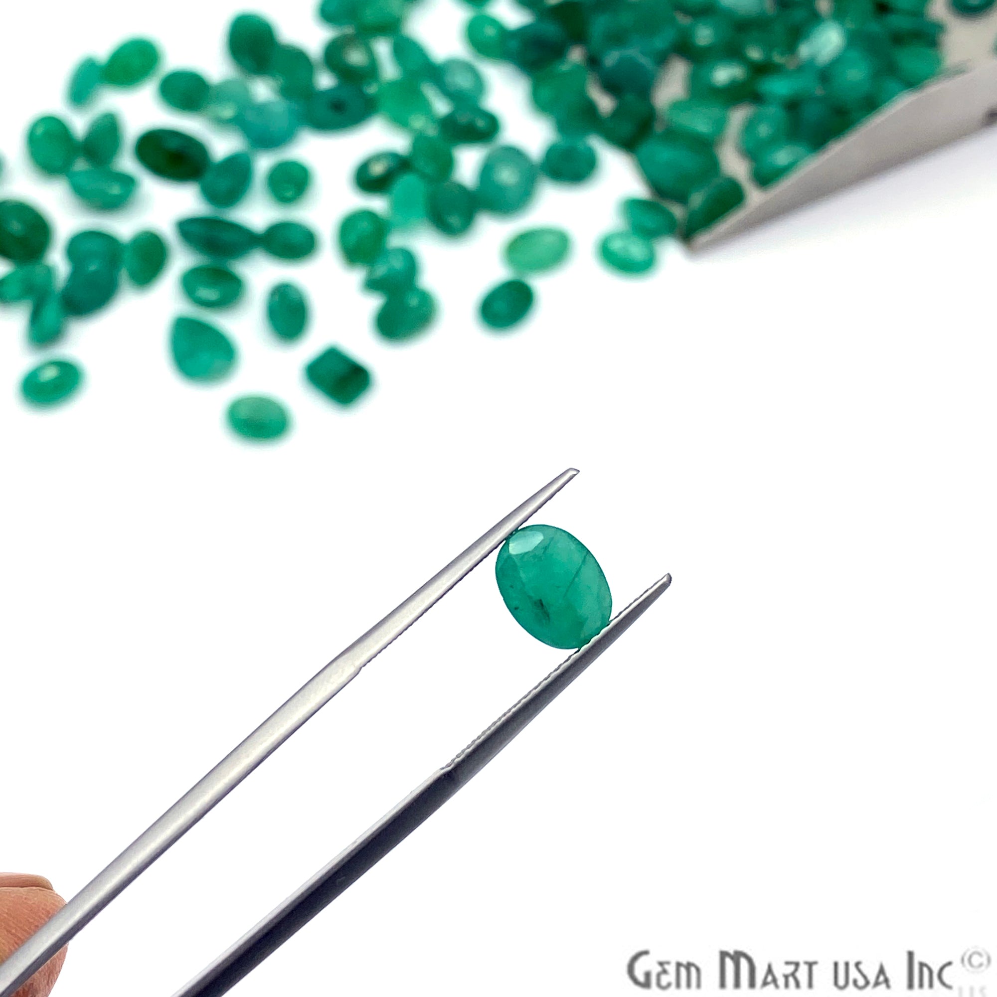 10 Carat Emerald Gemstone Mix Shaped Lot Precious Loose Gems - GemMartUSA